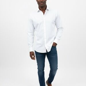 Nicole Miller White Dress Shirt for Men